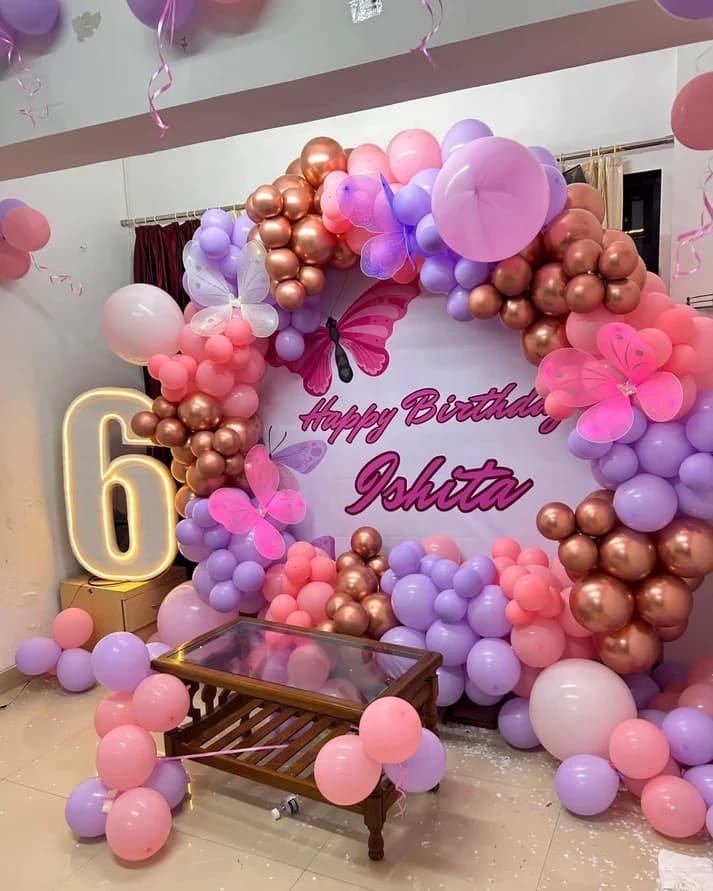 Girl’s Birthday Butterfly Setup — view 2 of 4