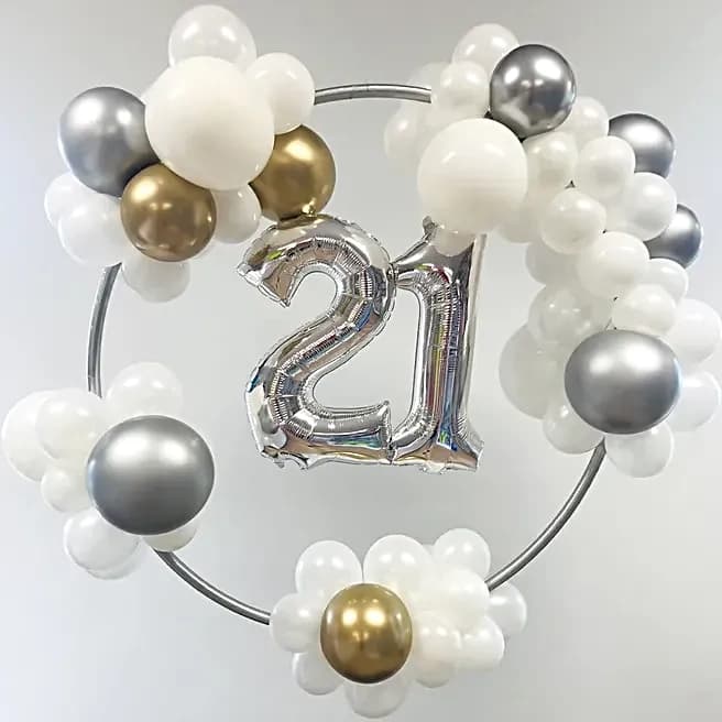 Personalised Cloudy Theme Balloon Ring Set — view 1 of 4