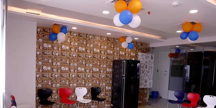Orange-Blue-White Themed Decoration Set — view 2 of 4