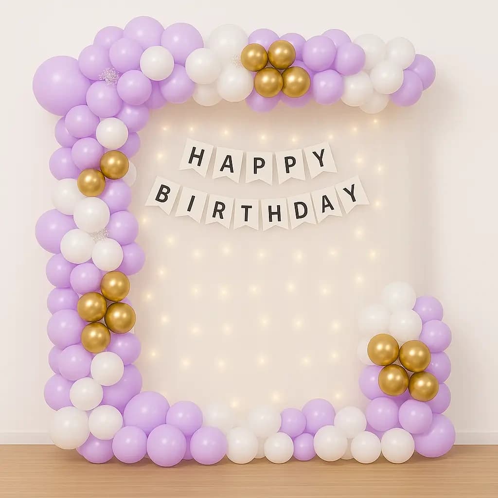 Balloon Arch Setup for Birthday Set — view 1 of 1