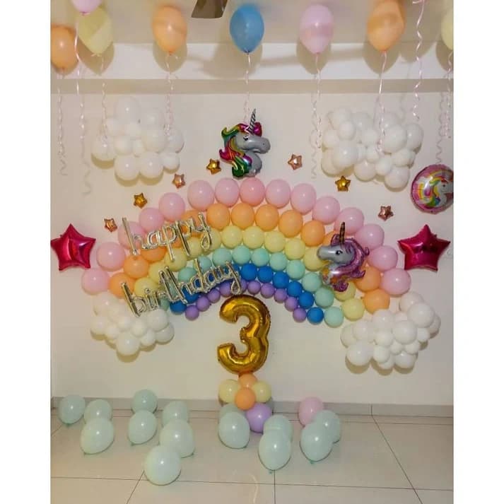 Birthday Unicorn Balloon Decor — view 2 of 2