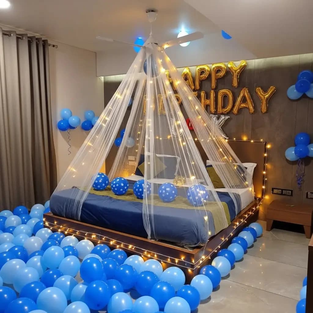 Intimate Birthday Bedroom Decor — view 3 of 3