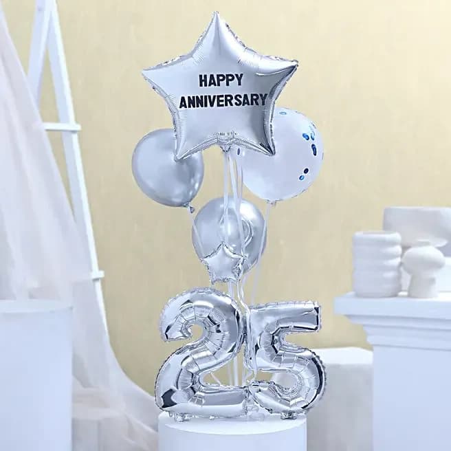 Sweet 25th Celebration Balloon Bouquet Set — view 1 of 4