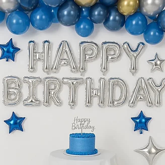 Happy Birthday Premium Balloon Decor Set — view 2 of 4