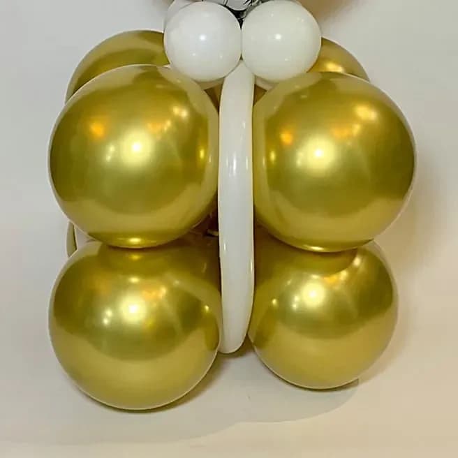 Happy Birthday Golden Balloon Bouquet Set — view 3 of 4