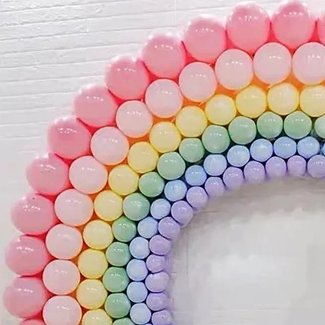 Rainbow Theme Kids Birthday Balloon Decor Set — view 3 of 5