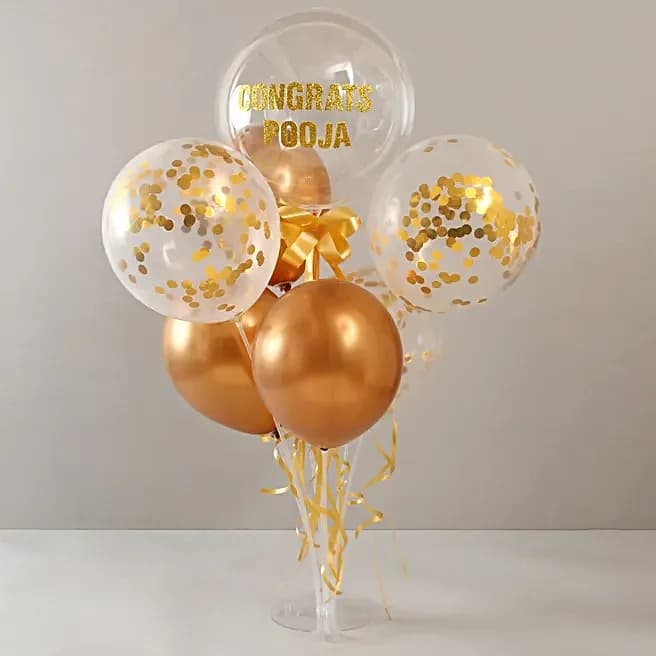 Shining Congratulations Balloon Bouquet for Her Set — view 2 of 4