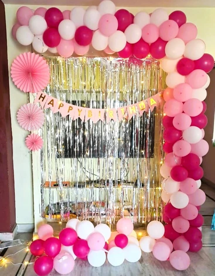 Baby Girl Pink Bliss Balloon Decor Set — view 1 of 1