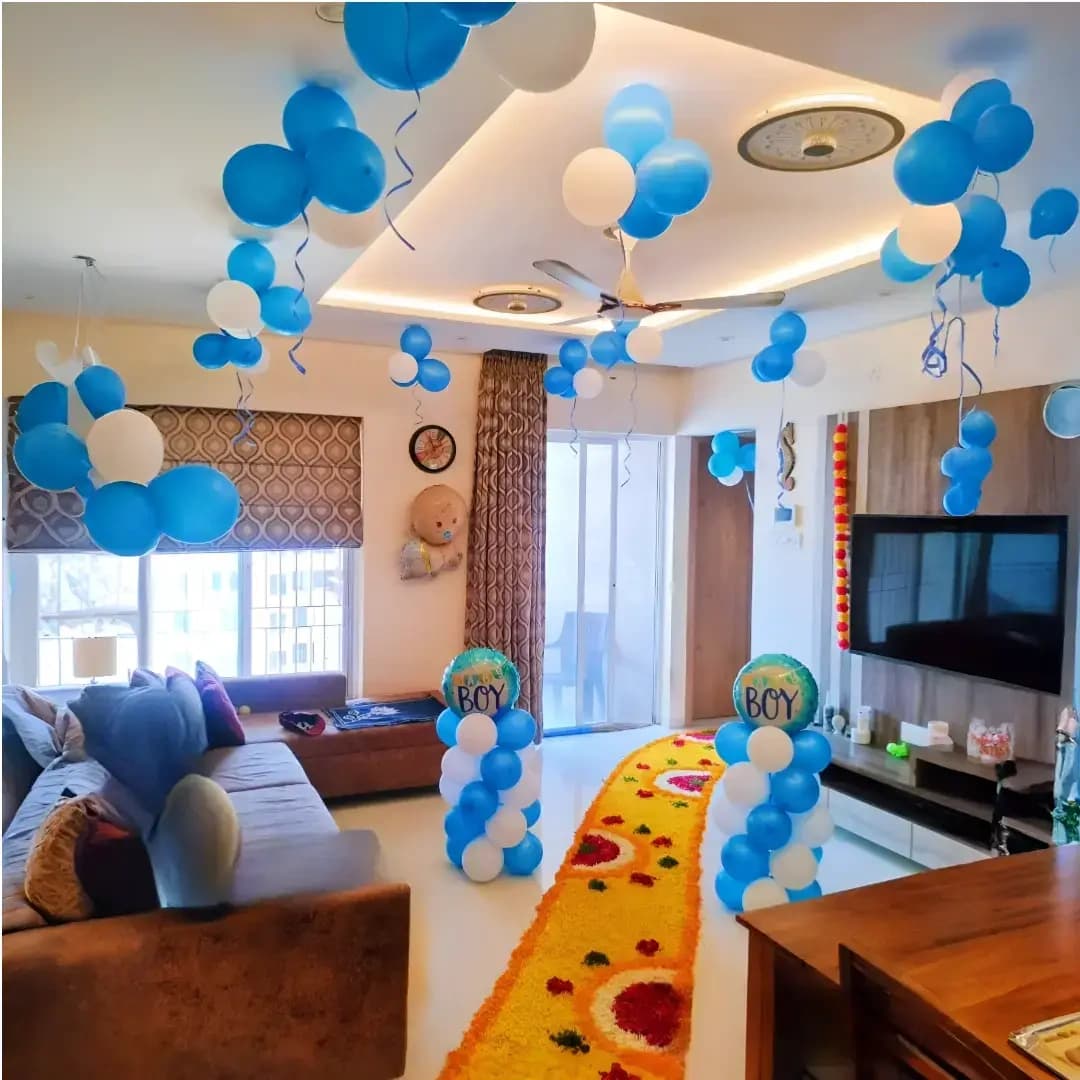 Welcome Little Flower and Balloon Decoration Set — view 3 of 3