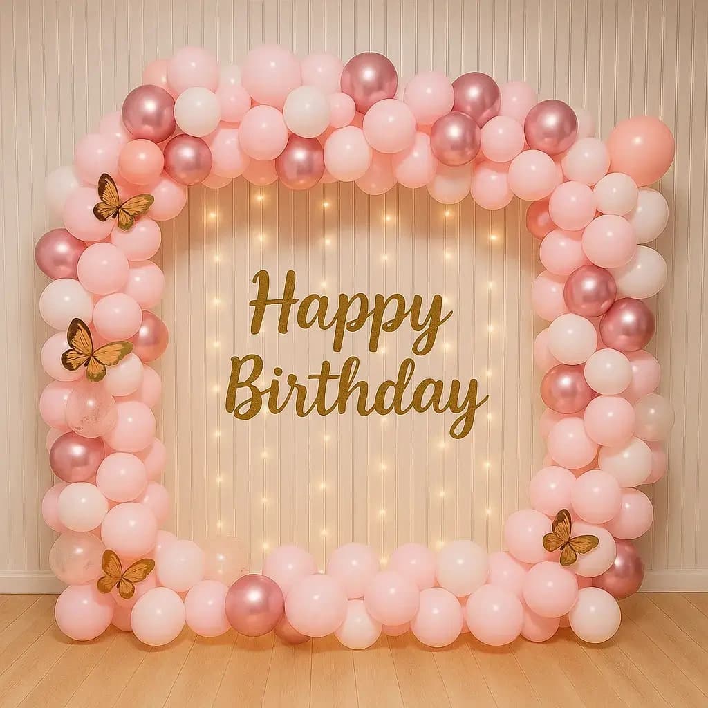 Elegant Birthday Wall Decoration Set — view 2 of 2