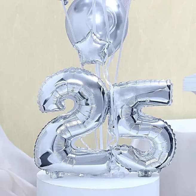 Sweet 25th Celebration Balloon Bouquet Set — view 4 of 4