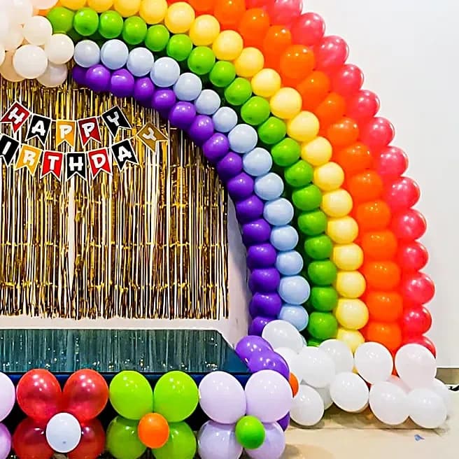 Rainbow Themed Birthday Decor Set — view 5 of 5