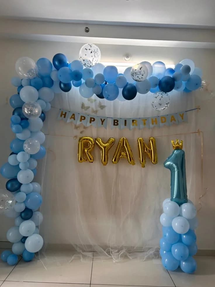 Royal Blue First Birthday Decor Set — view 1 of 1